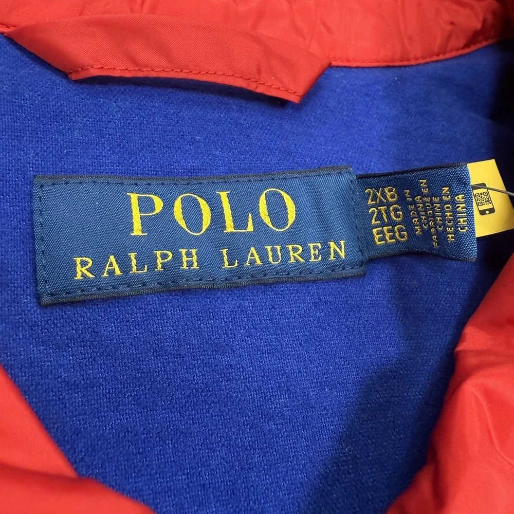 Polo Ralph Lauren Big & Tall 2XB NY‎ STATE CHAMPS Water Repellent Coach's Jacket